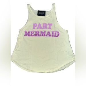 Toddler Size 3T Tiny Whales Part Mermaid Tank